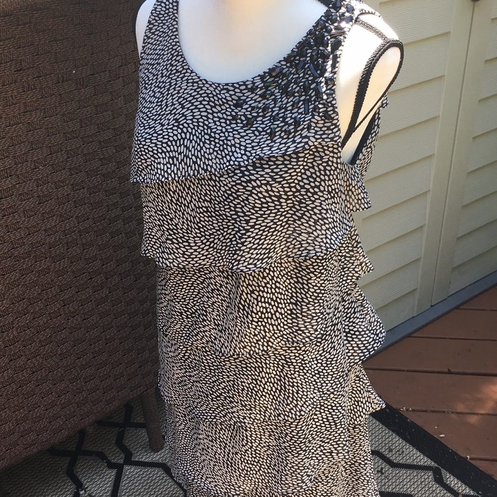 Lovely Jessica Howard sleeveless PolkaDot Dress - Picture 3 of 4